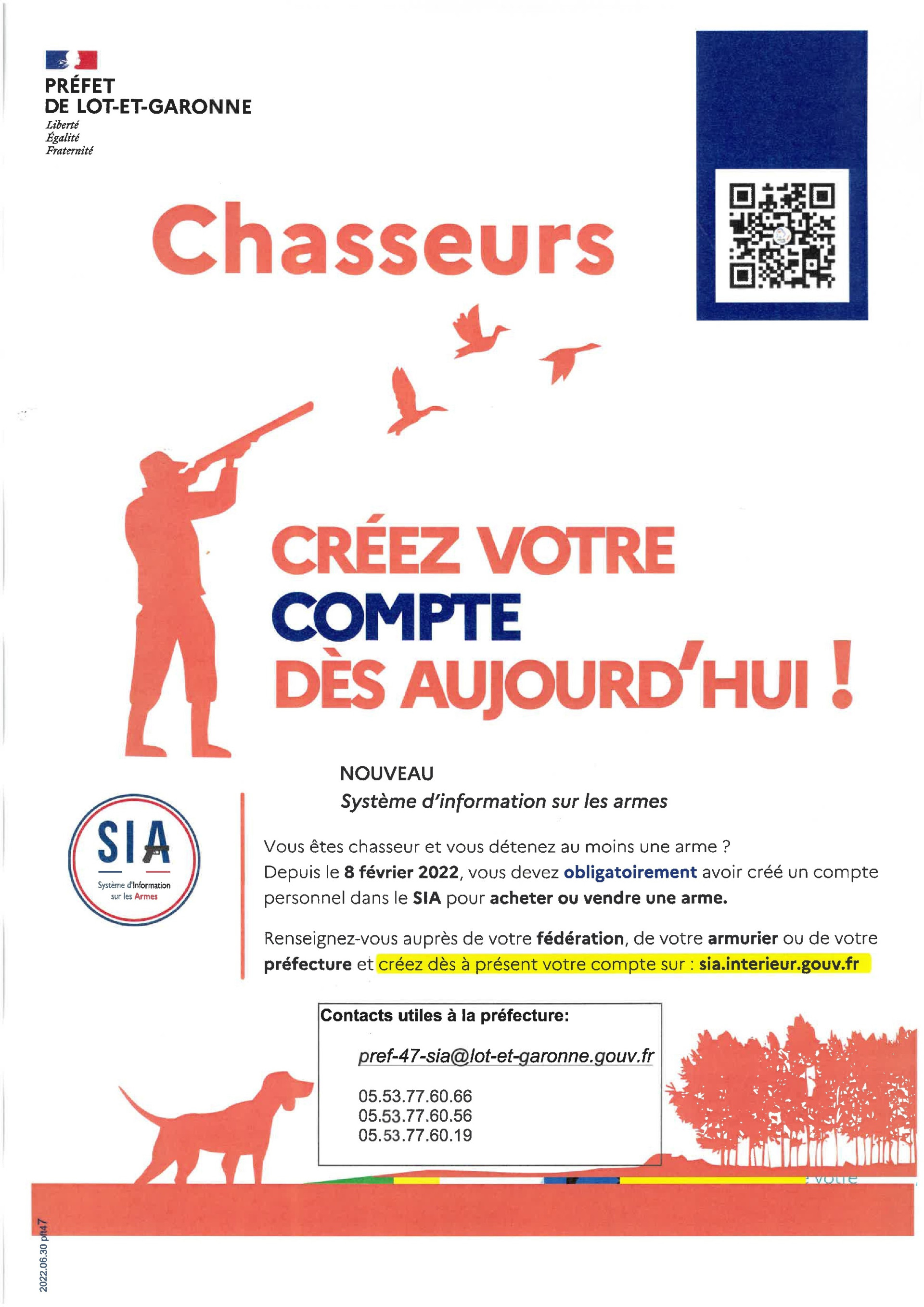 Avis aux chasseurs